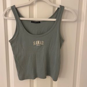 Brandy Melville light green tank top